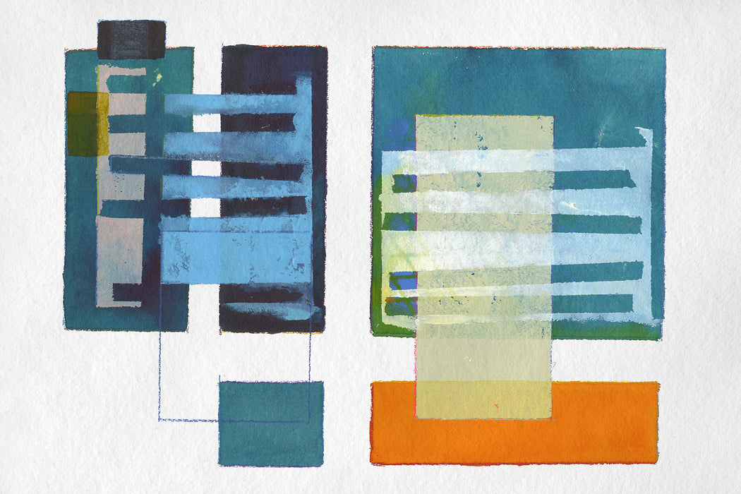 Keilrahmenbild | Assembling a Network | 60 x 90 cm