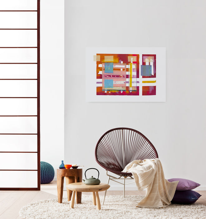 Komar NEU | Keilrahmenbild - Geometric Style - Größe 60 x 90 cm