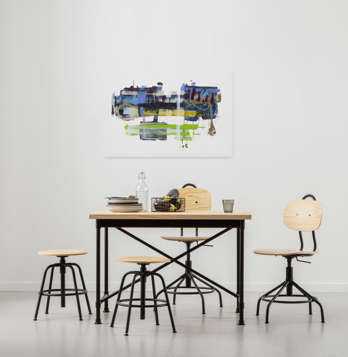 Komar NEU | Keilrahmenbild - Flying Car - Größe 60 x 90 cm