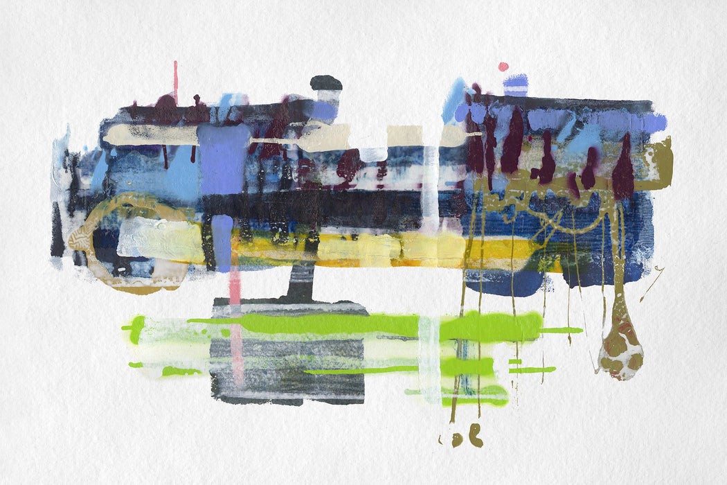 Komar NEU | Keilrahmenbild - Flying Car - Größe 60 x 90 cm