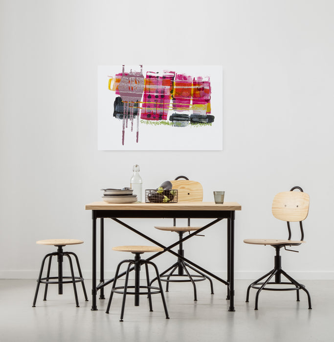 Keilrahmenbild | Ruby Pink | 60 x 90 cm