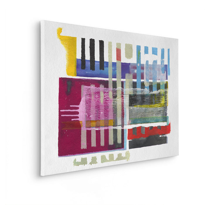 Keilrahmenbild | Tetris Wall | 60 x 90 cm