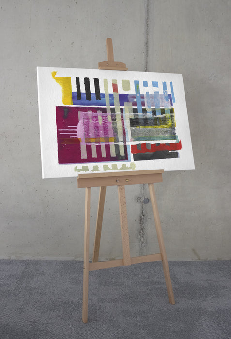 Keilrahmenbild | Tetris Wall | 60 x 90 cm
