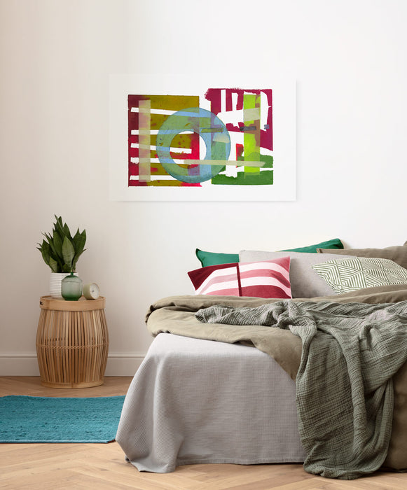 Komar NEU | Keilrahmenbild - Round About - Größe 60 x 90 cm