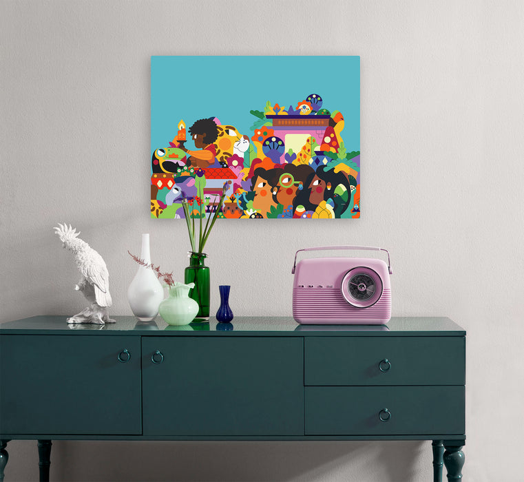 Keilrahmenbild | Encanto Colours of Columbia | 30 x 40 cm