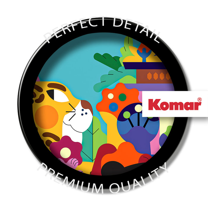 Komar NEU | Keilrahmenbild - Encanto Colours of Columbia - Größe 30 x 40 cm