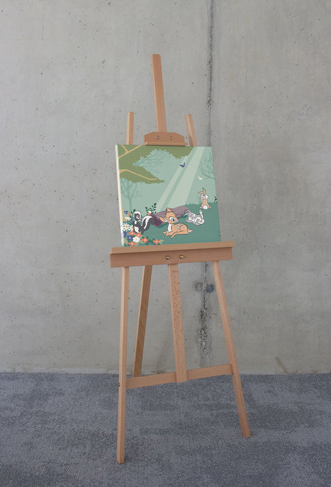 Keilrahmenbild | Bambi Life in the Forest | 40 x 40 cm