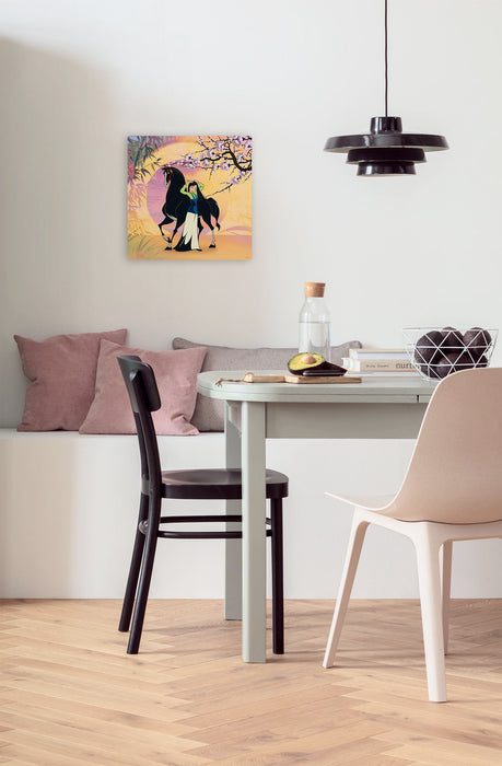 Keilrahmenbild | Mulan with Kahn | 40 x 40 cm