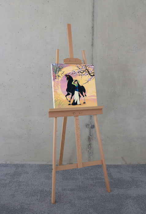 Keilrahmenbild | Mulan with Kahn | 40 x 40 cm