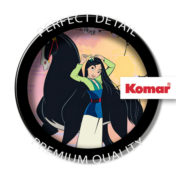 Komar NEU | Keilrahmenbild - Mulan with Kahn - Größe 40 x 40 cm