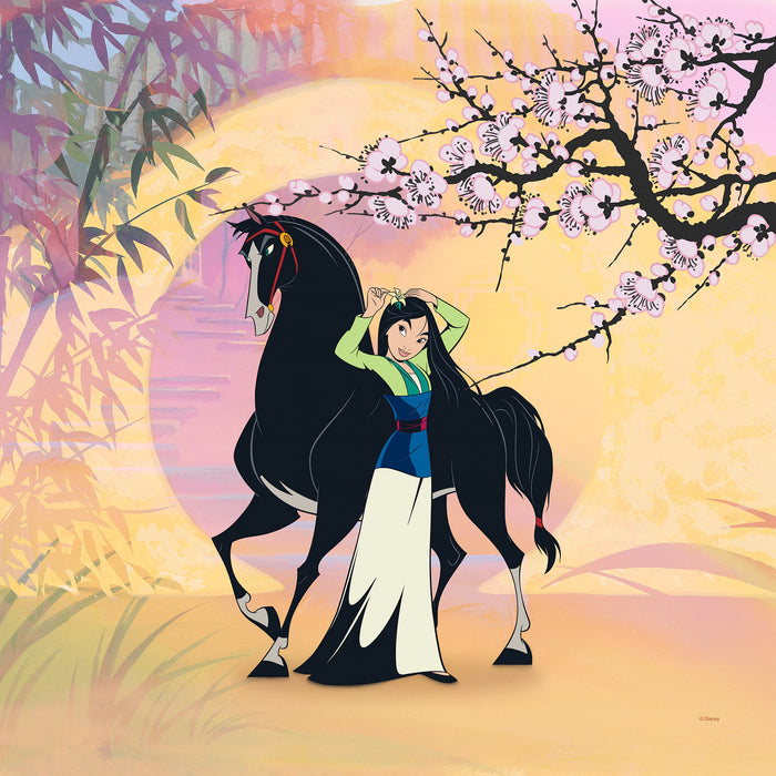 Keilrahmenbild | Mulan with Kahn | 40 x 40 cm