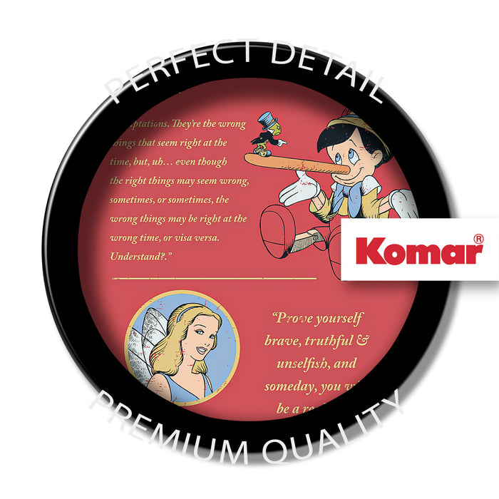 Komar NEU | Keilrahmenbild - Pinocchio Vice Versa - Größe 40 x 40 cm