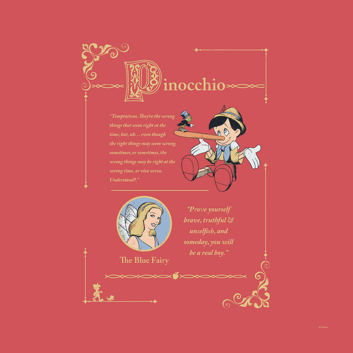 Komar NEU | Keilrahmenbild - Pinocchio Vice Versa - Größe 40 x 40 cm