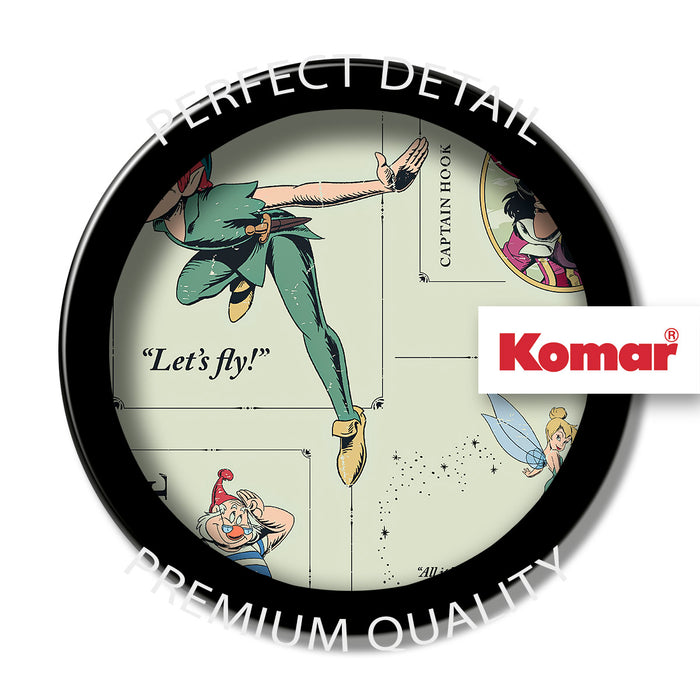 Komar NEU | Keilrahmenbild - Peter Pan Let´s Fly! - Größe 40 x 60 cm