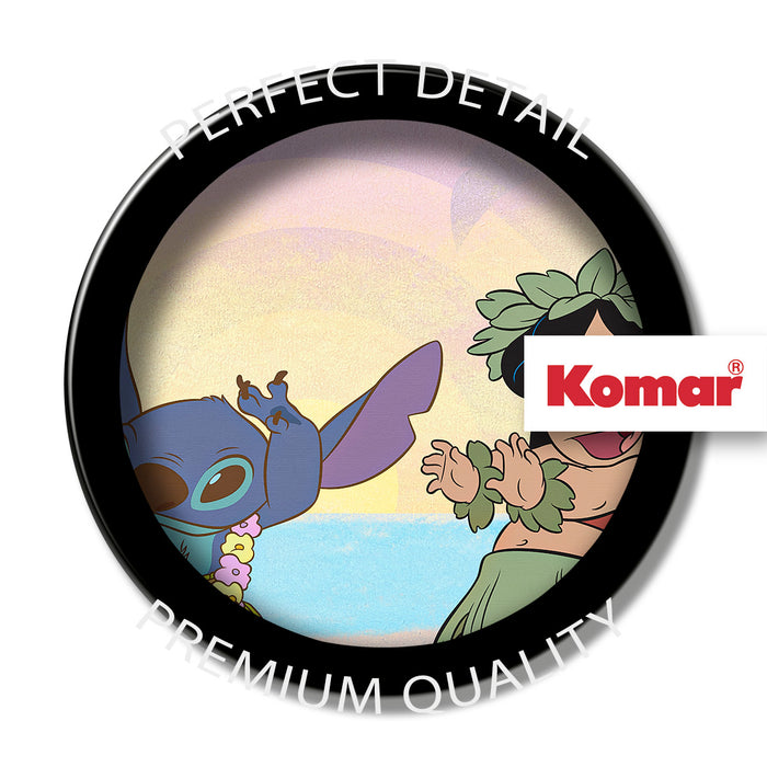 Komar NEU | Keilrahmenbild - Lilo and Stitch Dancing - Größe 60 x 40 cm