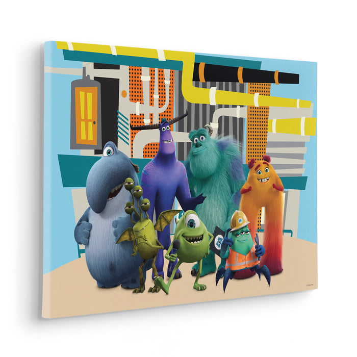 Keilrahmenbild | Monsters at Work | 40 x 60 cm