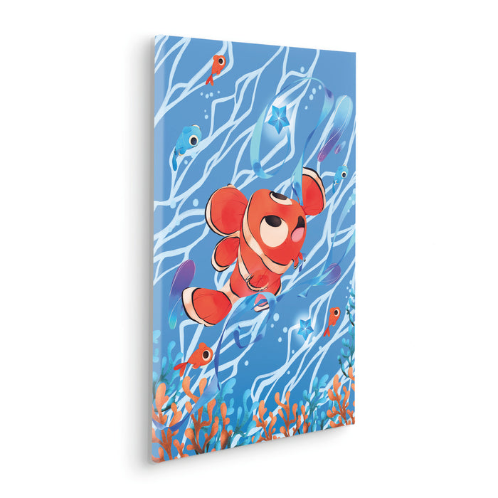 Komar NEU | Keilrahmenbild - Carefree Nemo - Größe 40 x 60 cm