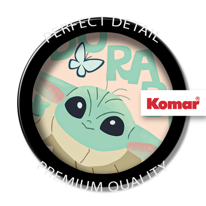 Komar NEU | Keilrahmenbild - The Mandalorian Little Grogu Adorable - Größe 30 x 30 cm