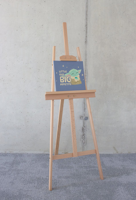 Komar NEU | Keilrahmenbild - The Mandalorian Little Grogu Appetite - Größe 30 x 30 cm