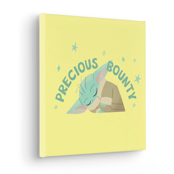 Komar NEU | Keilrahmenbild - The Mandalorian Little Grogu Precious - Größe 30 x 30 cm