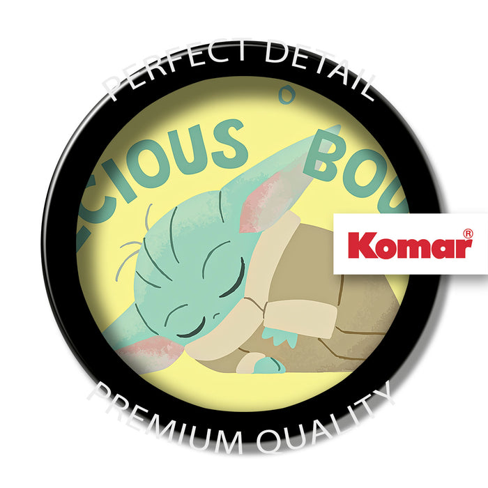 Keilrahmenbild | The Mandalorian Little Grogu Precious | 30 x 30 cm