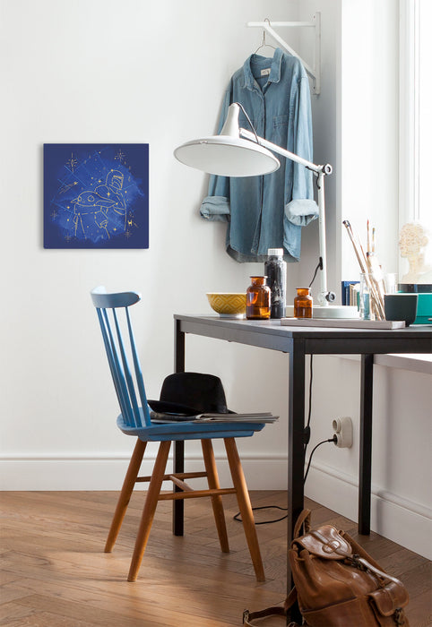 Komar NEU | Keilrahmenbild - The Mandalorian Grogu Constellation - Größe 40 x 40 cm