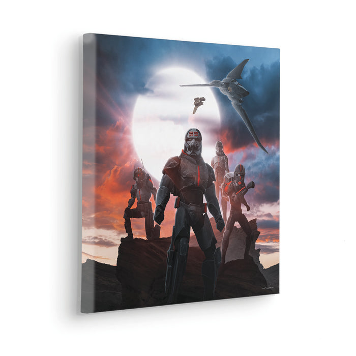 Keilrahmenbild | Star Wars Bad Batch Strong Team | 40 x 40 cm