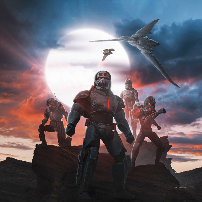 Komar NEU | Keilrahmenbild - Star Wars Bad Batch Strong Team - Größe 40 x 40 cm