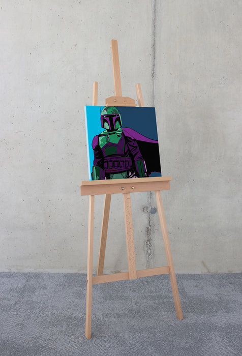 Keilrahmenbild | Star Wars Cyberart by Boba Fett | 40 x 40 cm