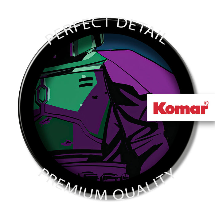 Komar NEU | Keilrahmenbild - Star Wars Cyberart by Boba Fett - Größe 40 x 40 cm