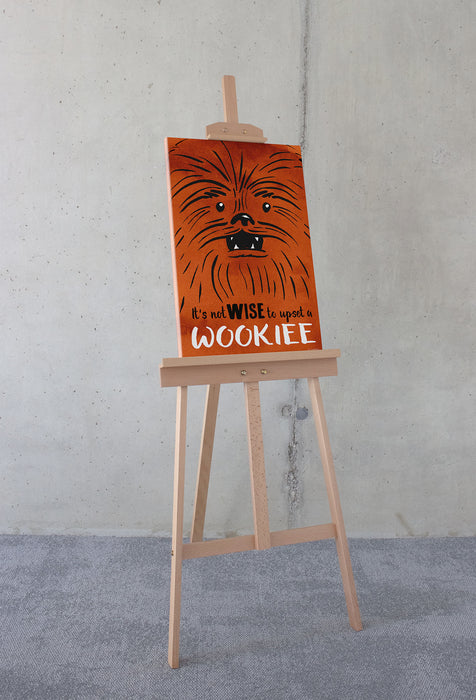 Keilrahmenbild | Star Wars Don´t Upset Wookiee | 40 x 60 cm