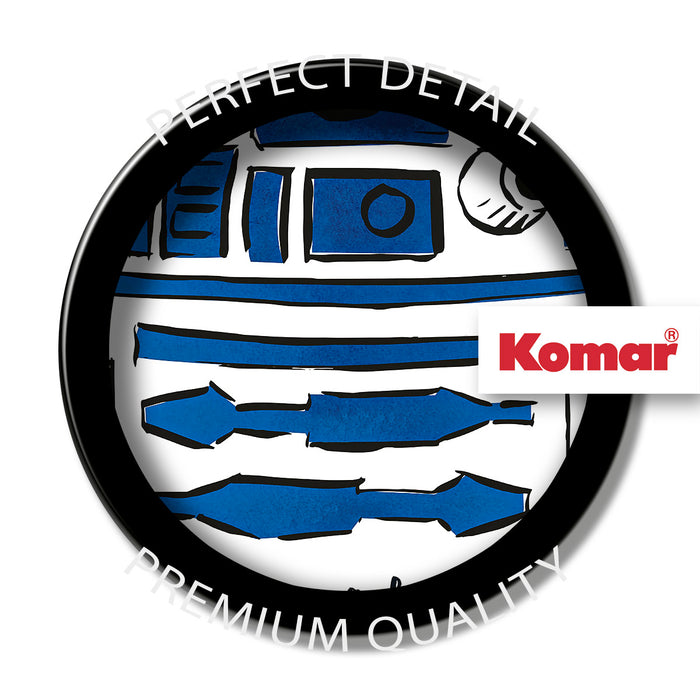Komar NEU | Keilrahmenbild - Star Wars R2D2 More Fun - Größe 40 x 60 cm