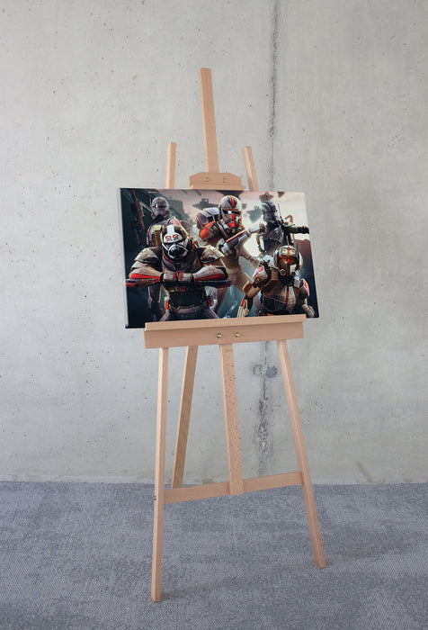 Keilrahmenbild | Star Wars Bad Batch Ready to Fight | 60 x 40 cm