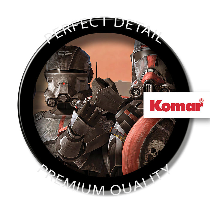 Komar NEU | Keilrahmenbild - Star Wars Bad Batch Squad - Größe 90 x 40 cm