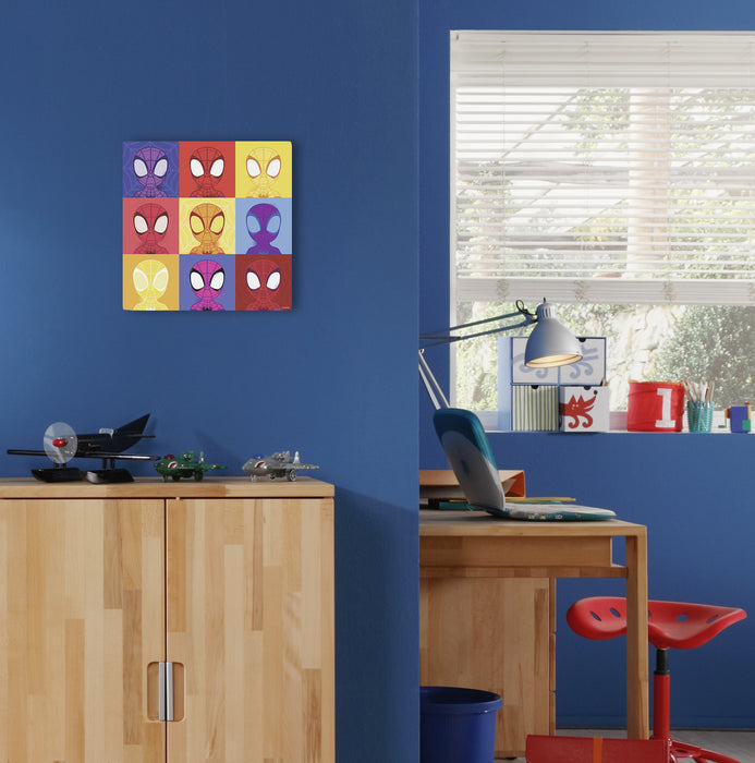 Komar NEU | Keilrahmenbild - Spidey Symmetry - Größe 30 x 30 cm