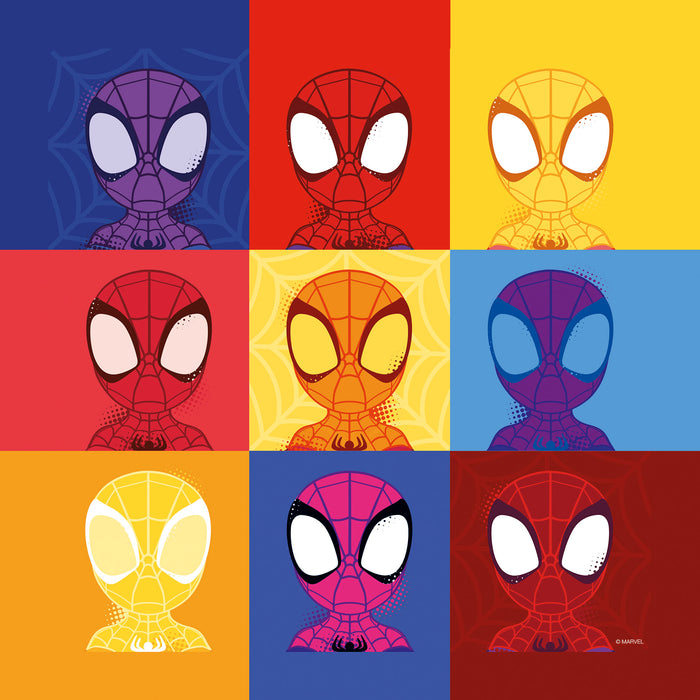 Komar NEU | Keilrahmenbild - Spidey Symmetry - Größe 30 x 30 cm