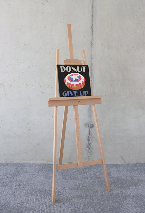 Keilrahmenbild | Donut give up | 30 x 30 cm