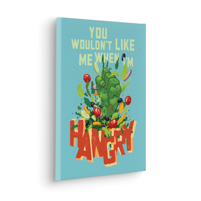 Keilrahmenbild | Marvel Hangry | 30 x 40 cm