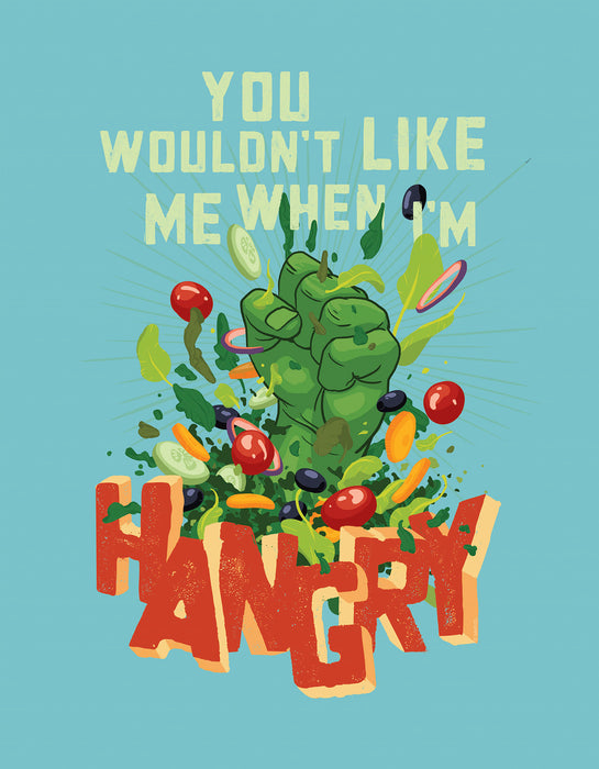 Keilrahmenbild | Marvel Hangry | 30 x 40 cm