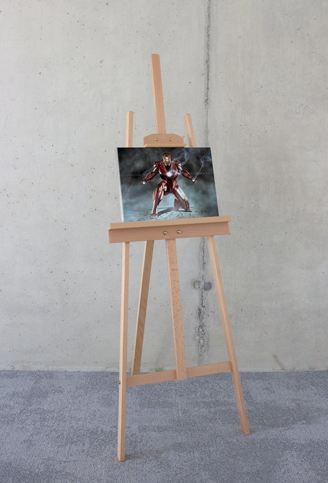 Komar NEU | Keilrahmenbild - Iron Man Charging - Größe 40 x 30 cm