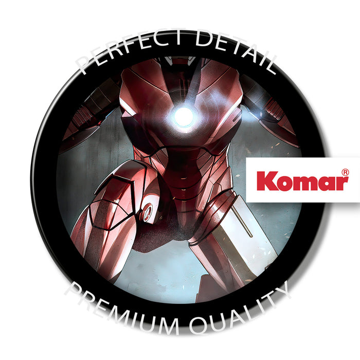 Komar NEU | Keilrahmenbild - Iron Man Charging - Größe 40 x 30 cm