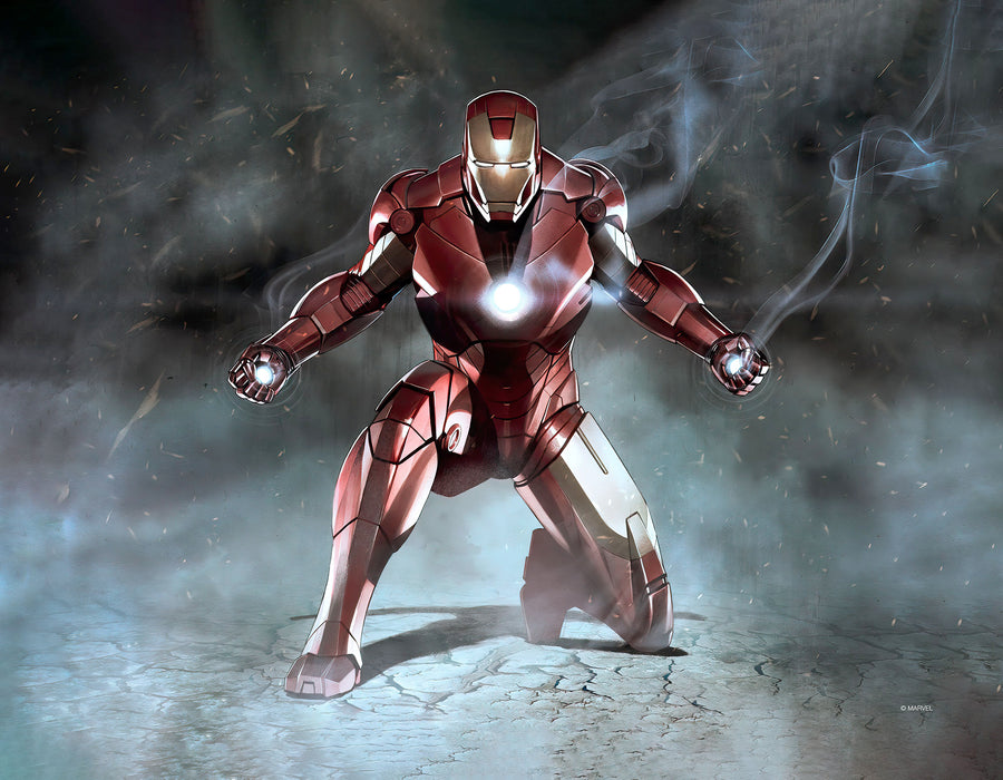 Keilrahmenbild | Iron Man Charging | 40 x 30 cm