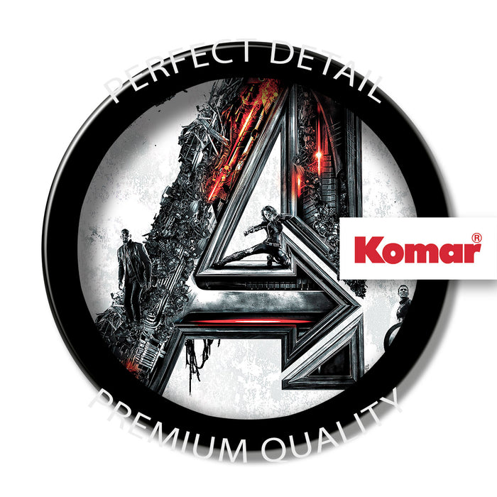 Komar NEU | Keilrahmenbild - Avengers Big A Logo - Größe 40 x 40 cm