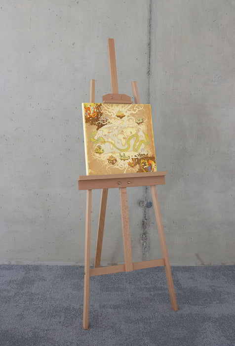 Komar NEU | Keilrahmenbild - Marvel World Map - Größe 40 x 40 cm