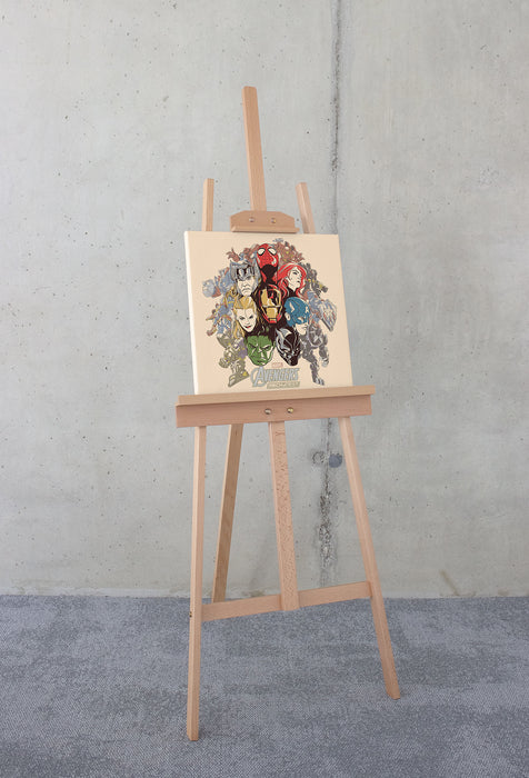 Keilrahmenbild | Avengers Strike Back | 40 x 40 cm