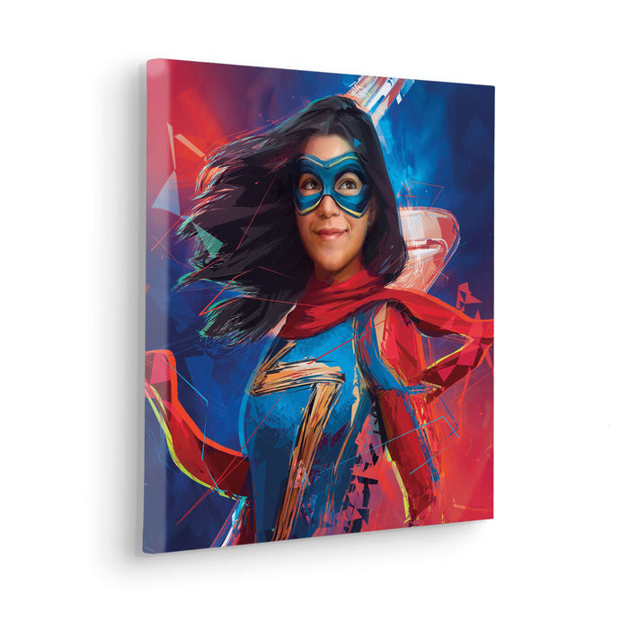 Komar NEU | Keilrahmenbild - Miss Marvel - Größe 40 x 40 cm