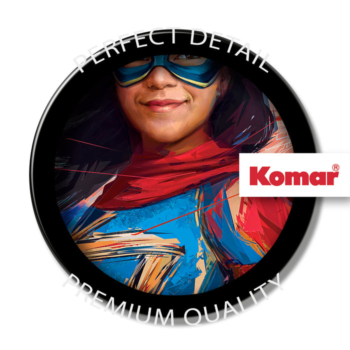 Komar NEU | Keilrahmenbild - Miss Marvel - Größe 40 x 40 cm