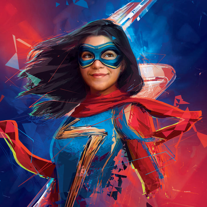 Komar NEU | Keilrahmenbild - Miss Marvel - Größe 40 x 40 cm