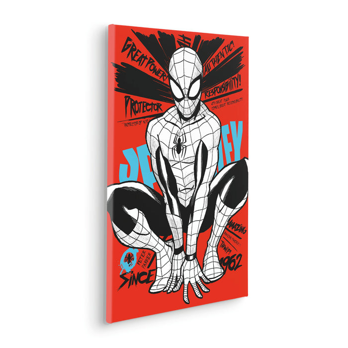 Keilrahmenbild | Spider | Man Protector of NYC | 40 x 60 cm