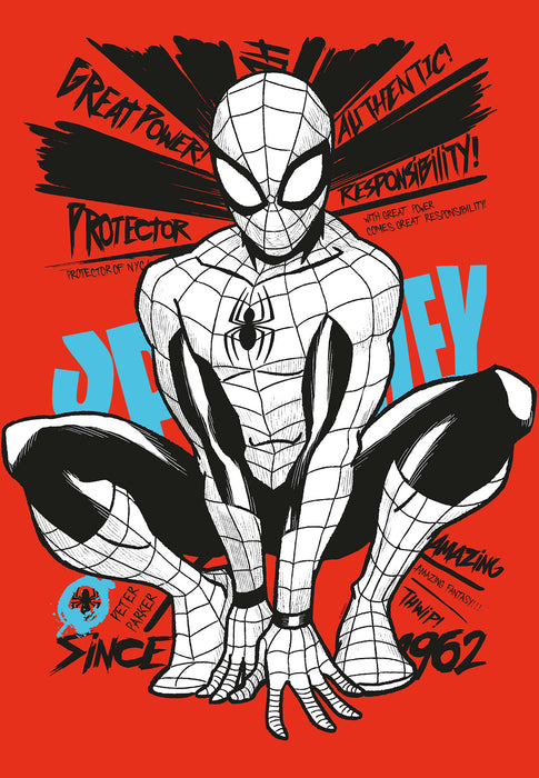 Keilrahmenbild | Spider | Man Protector of NYC | 40 x 60 cm